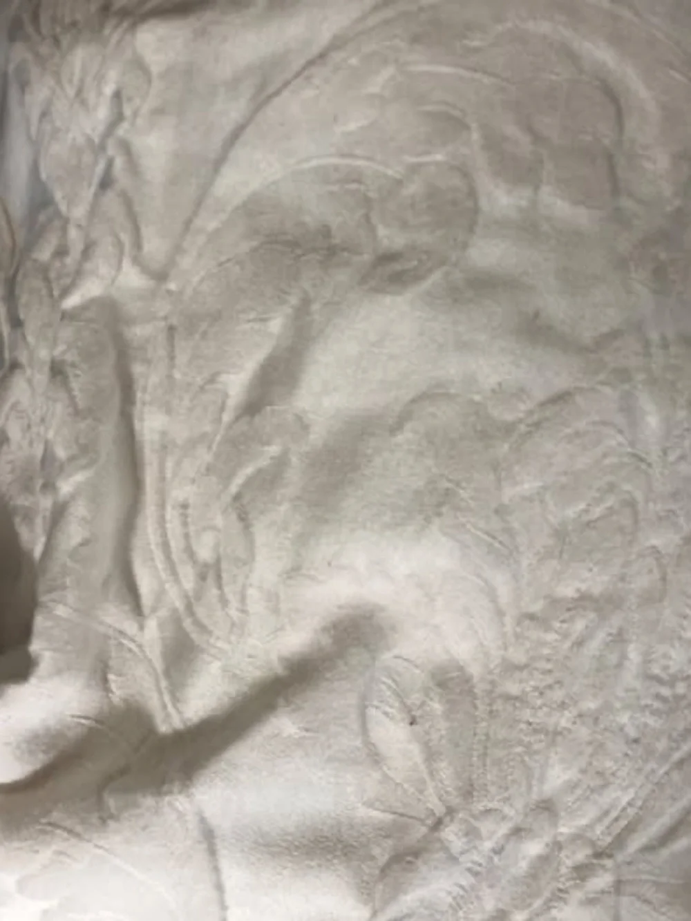 Couch Cover White Pattern